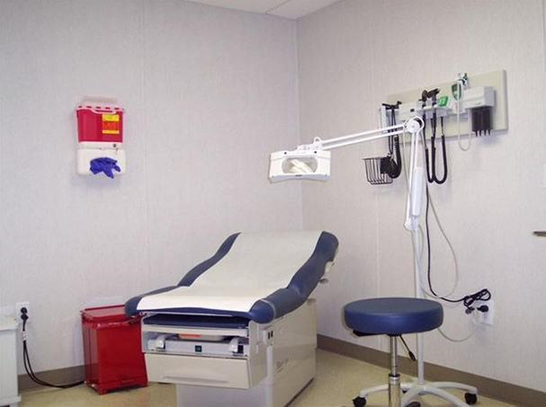 Modular Hospital Examination Rooms